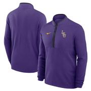 LSU Nike Dri-Fit Victory Baseball Logo 1/2 Zip